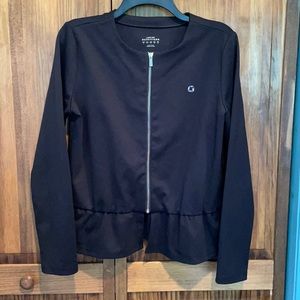 LANDS END Black zip up cardigan. PERFECT CONDITION